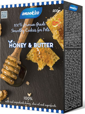 Smookies Honey & Butter Biscuit Dog with Honey 200gr SM036