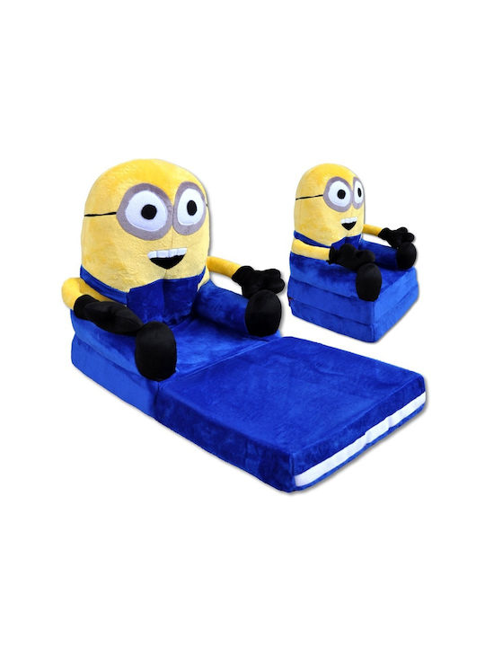 Kids Armchair Minion Blue 45x45x70cm