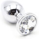 Naughty Toys Plug Anal Mărime Medie Argintiu 7cm