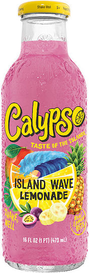 Calypso Taste of the Islands Lemonade Non-Carbonated in Glass Bottle 473ml