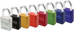 Hugo Locks Aluminium Vorhängeschloss Messing mi...