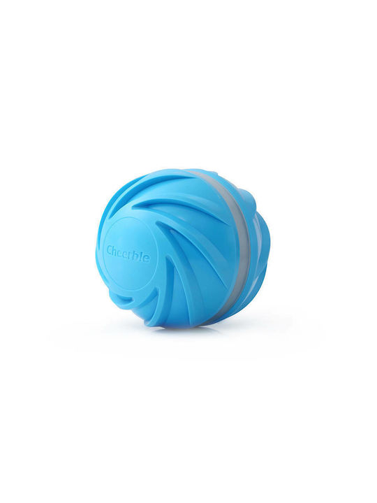 Cheerble W1 Cyclone Glob Din Plastic Jucărie Pentru Câine Albastră 7.7 cm