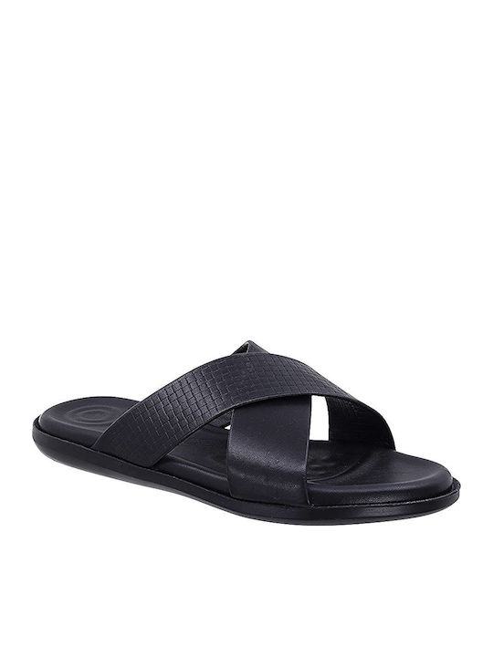 Geox U ERICE - Pantolette flach - black/schwarz