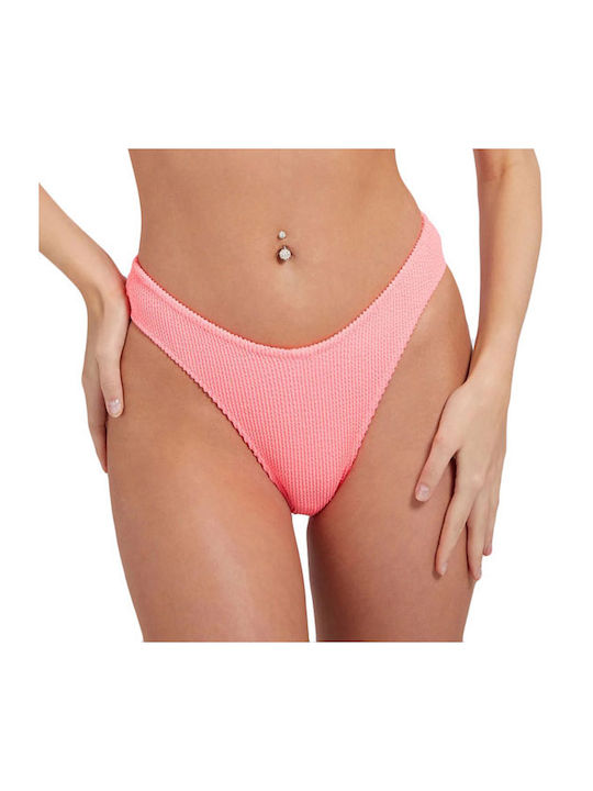 Guess Bikini Brazil High Waist Pink