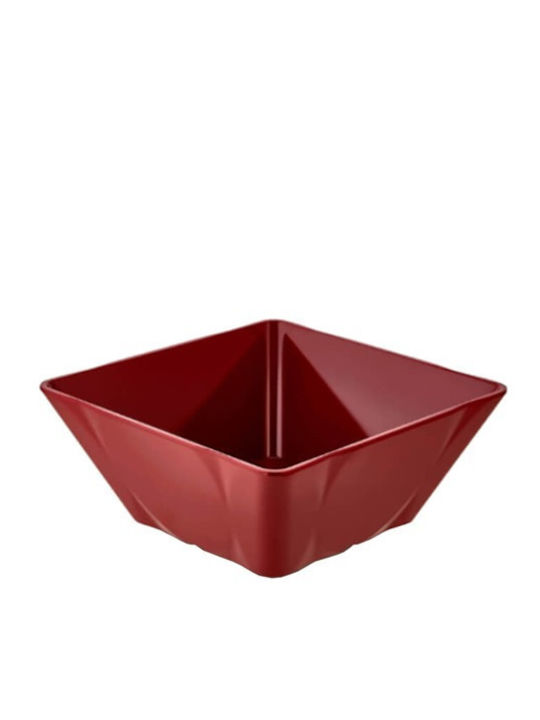 Tognana Melamine Salad Bowl Red 19.5x19.5x8cm 6pcs