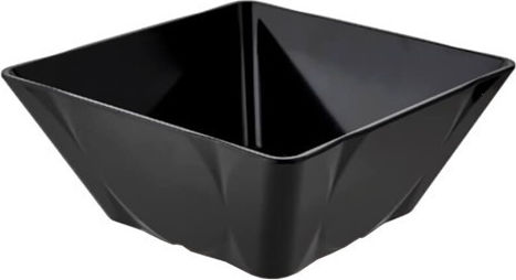 Tognana Σαλατιέρα Μελαμίνης Μαύρη 19.5x19.5x8cm 6τμχ