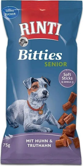 Rinti Bitties Senior Dog Treat with Chicken and Turkey 75gr