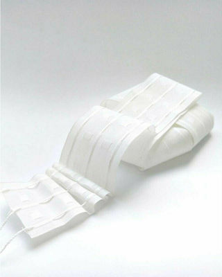 Pennie White Fabric Curtain Accessory 350043-01