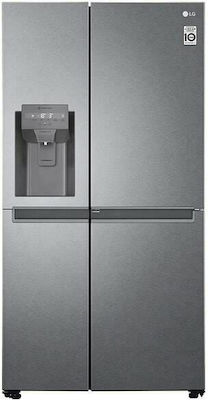 LG GSJV31DSXE Ψυγείο Ντουλάπα 634lt Total NoFrost Υ179xΠ91.3xΒ73.5εκ. Inox