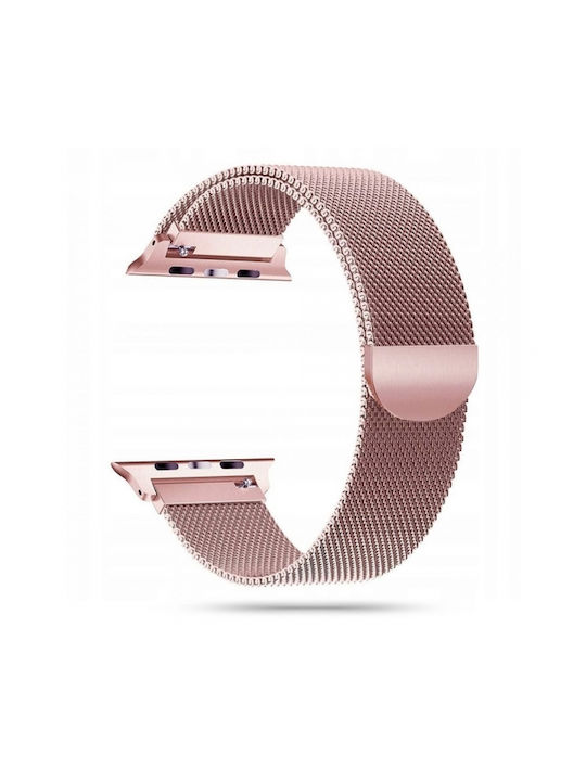 Tech-Protect Milanese Curea Oțel inoxidabil Rose Gold (Apple Watch 38/40/41mm) TPRBMI4RG