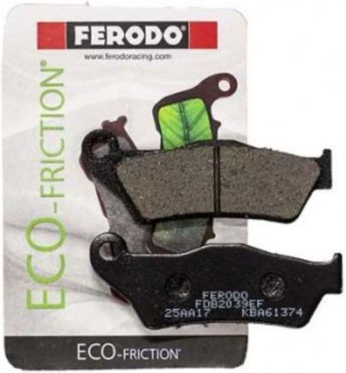 Ferodo Motorcycle Brake Pads Eco-Friction for BMW R1200 GS 2004-2012 / R1150 GS 1999-2005 / K1200 R 2005-2008