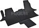 Rigum Set of Front and Rear Mats 4pcs for Volkswagen Transporter 2019+ Black