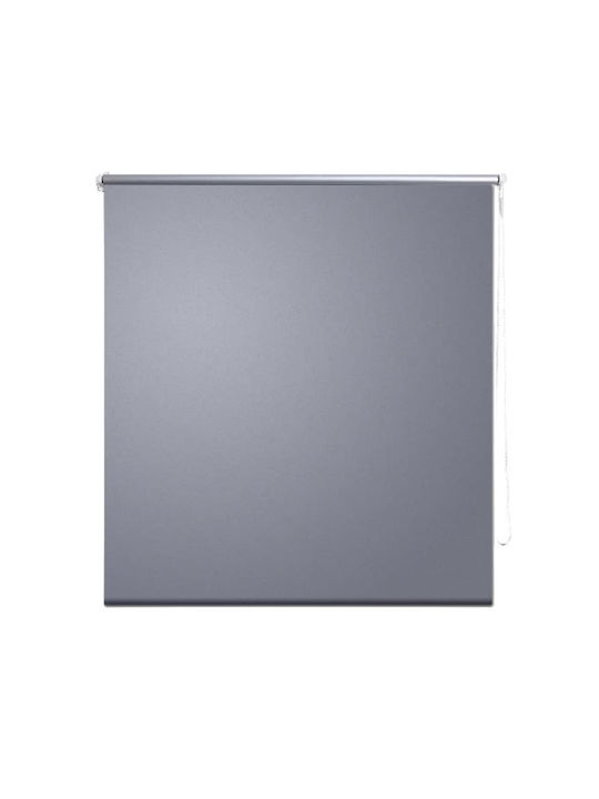 vidaXL Roller Blind Total Blackout Gray Type "P"40xH100cm 240738