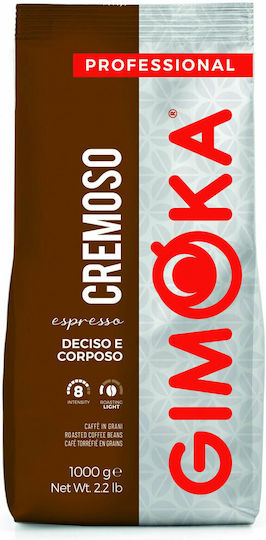 Gimoka Espresso Coffee Cremoso Professional Whole Beans 1kg