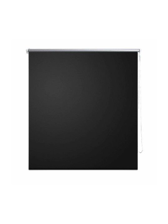 vidaXL Ρόλερ Σκίασης Total Blackout Schwarz Π160xΥ175cm 240143