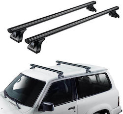 Cruz Μπάρες Οροφής Αλουμινίου Alu Cargo Dark 138εκ. Universal (Σετ με πόδια) Μαύρες Cruz Μπάρες Οροφής Αλουμινίου Alu Cargo Dark 138εκ. Universal (Σετ με πόδια) Μαύρες