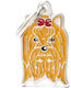 My Family Friends Yorkshire Dog ID Tag Brown Me...