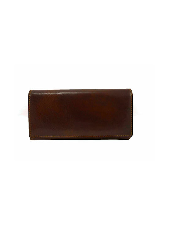 Women's Leather Wallet MYBAG BROWN