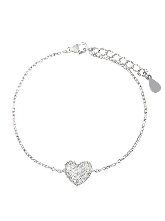 Heart Bracelet Silver 925