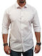 Long-sleeved Shirt Polka Dot White