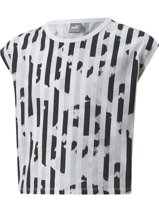 Kids' Shirt Sleeveless White Alpha