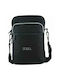 Polo Shoulder / Crossbody Bag Shoulder X with Zipper Black 18x8x26cm