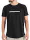 Double Men's Short Sleeve T-shirt Black