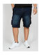 Herrenshorts Jeans Marineblau
