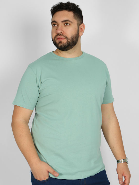 Rebase Ανδρικό T-shirt Mint Μονόχρωμο