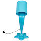 Out of the Blue Led Kids Table Lamp Spilt Paint with Colour Changing Blue 17x30cm