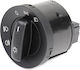 Car Light Switch for Seat Alhambra / Mii Volkswagen Amarok / Beetle (New) / Golf / Jetta / Tiguan / Touareg / Transporter / Up Black