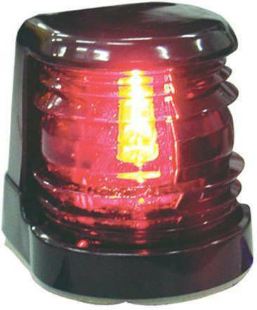 Lalizas Lalizas Boat Lighting 7 Lights Without Poles Side Horizontal Red 112.5 Degrees with Black Shell