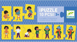 Παιδικό Puzzle Dressing Up 10pcs για 3+ Ετών Djeco