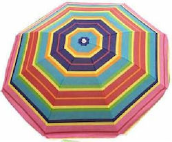 Zanna Toys Umbrelă de Plajă cu Diametru de 1.8m Multicoloră