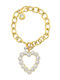 Rebecca Damen Armband aus Stahl Vergoldet