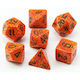 Chessex Speckled Polyhedral Dice Fire 7τμχ