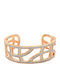 Rebecca Women's Bracelet Handcuffs made of Brass Gold Plated