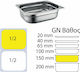 SS201 Stainless Steel Gastronorm GN1/2 H150mm 812-6