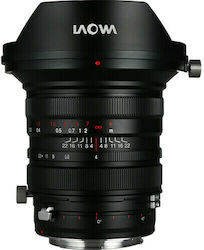 Laowa Full Frame Φωτογραφικός Φακός Venus Optics 20mm F/4 Zero-D Shift Wide Angle για Canon EF Mount Black