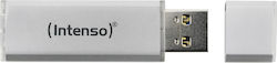 Intenso Alu Line 128GB USB 2.0 Stick Argint