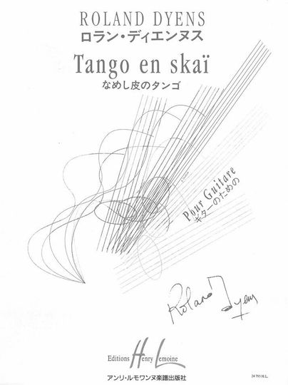 Henry Lemoine Dyens Tango En Skai Παρτιτούρα για Κιθάρα