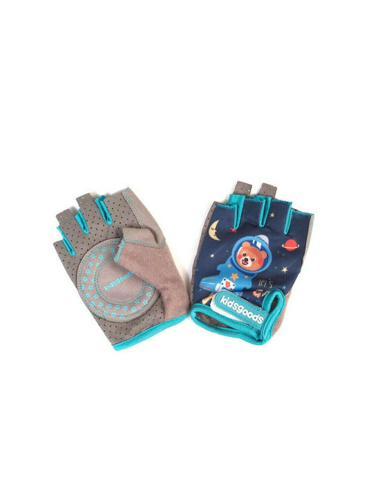 Short cycling gloves with spaceship design