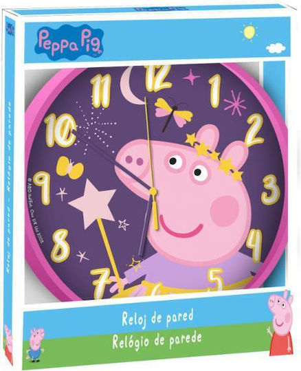 Kids Licensing Детски стенен часовник Peppa Pig