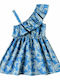 Poulain Kids Dress "Denim Chic" Blue