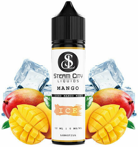 Steam City Shot de aromă Mango Ice 12ml/60ml 1buc Mango Ice