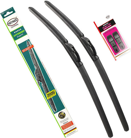 Heyner Hybrid Front Set Car Wiper Blades 600mm Passenger Wiper Length 400mm