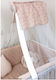 Baby Star Baby Mosquito Net for Crib with Pink Tulles 520x520x180cm