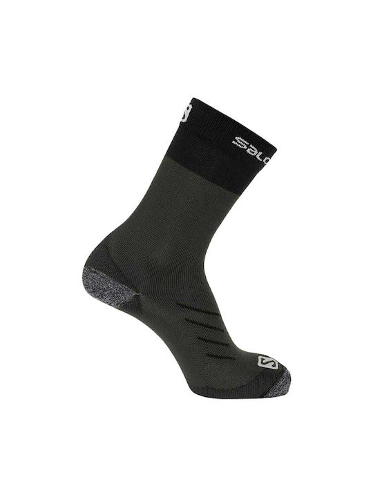 Salomon Pulse Trekking Κάλτσες Μαύρες 1 Ζεύγος