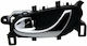 Car Door Handle Interior Handle Front/Rear Left Chrome with Placement Rear Left / Front / Rear Nissan Qashqai