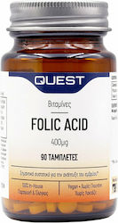 Quest Folsäure Vitamin B9 (Folsäure) 400 mcg 90...